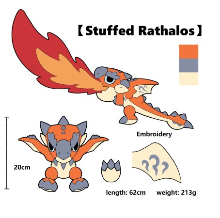 Spada grande di Rathalos imbottita